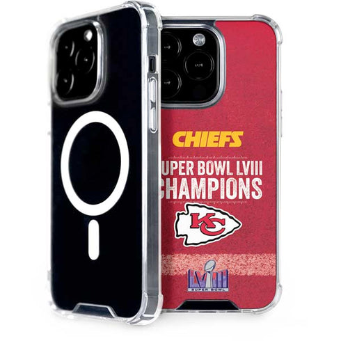 NFL Chiefs Super Bowl LVIII Champions iPhone 15 Pro MagSafe Case